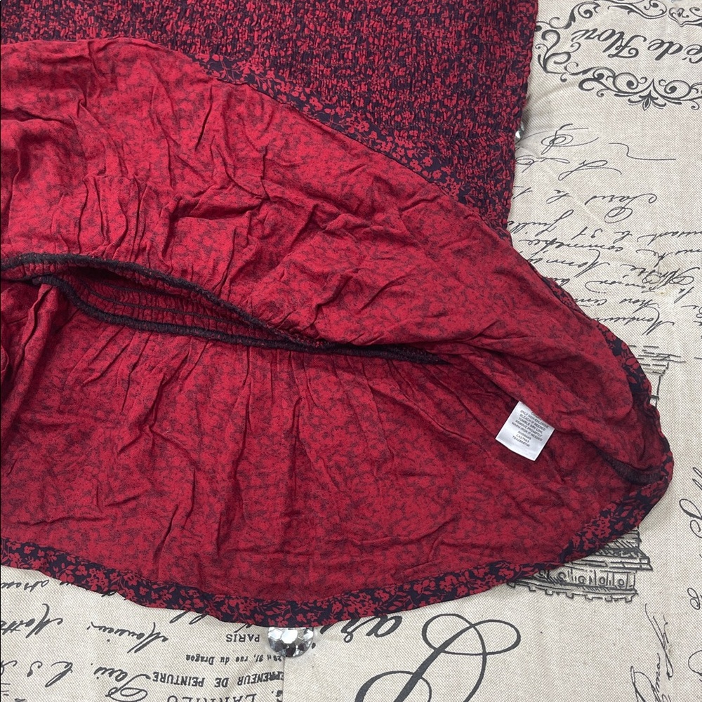 Treasure & Bond Maroon Ruffle Top - Picture 9 of 11